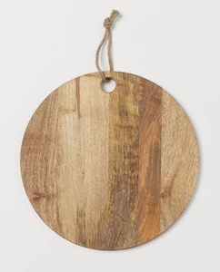Planche à fromage en bois d'acacia de Style classique multifonction outils de cuisine en bois plateau Rectangle forme blocs à découper avec poignée - Product Image 6