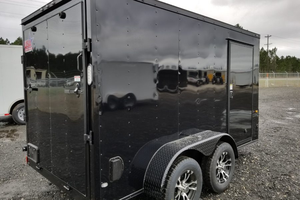 New/used 5m Enclosed Aluminum/Fiberglass Ice Cream Cargo Vending <b>Trailer</b> Mobile Kitchen Insulated Compartments Rust Resistant - Product Image 2