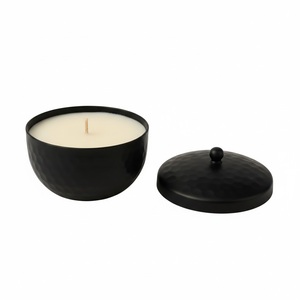 Pot à bougie rond en métal doré avec couvercle, support pour bougie votive, pour décoration intérieure et cadeaux, prix d'usine, meilleur prix - Product Image 6