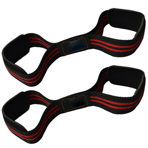 สายรัดคอตตอนยกน้ำหนัก8เส้นปรับแต่งโลโก้ได้ตามต้องการ - Product Image 6