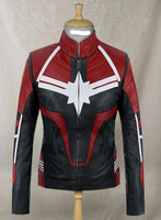 Veste en cuir véritable pour femme, actrice de télévision, Captain Marvell, Carol Danvers, vestes pour femmes