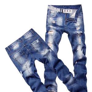 2025 vente en gros fabricant personnalisé Streetwear hommes Denim jean coupe ample jean droit Baggy jean - Product Image 5