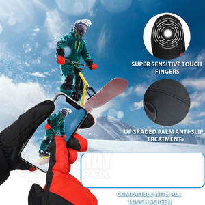 Guantes de esquí de cuero de alta calidad para hombre 2024, nueva moda, equipo de entrenamiento ligero para Fitness - Product Image 2