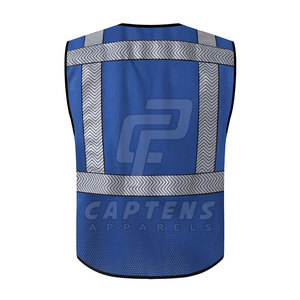 Chaleco de Seguridad Reflectante de Talla Grande, Nuevo, de Poliéster, de Secado Rápido - Product Image 3