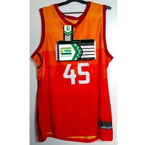 Maillot de basket vintage brodé en maille respirante à séchage rapide – Vente en gros de maillots de basket vierges personnalisables - Product Image 2
