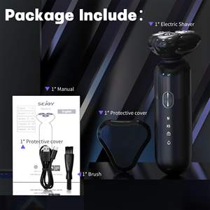 Rasoir Électrique Rechargeable Sans Fil pour Hommes, Tête Magnétique 4D, Moteur Puissant, Utilisation Humide et Sèche, Étanche IPX7 pour le Visage et les Véhicules Récréatifs - Product Image 4