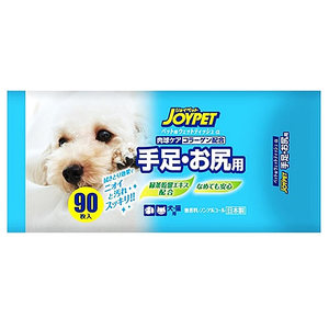Earthpet Joypet Soft Paper Fruit Scented Wet Wipes for Cats & Dogs Paws and Bottom <b>Cleaning</b> 90 Sheets - Product Image 1