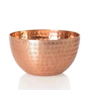Cuencos de Cobre, Acabado Atractivo, para Servir Ensaladas, Decoración de Mesa, Cuenco de Cobre Puro, Cuencos Decorativos para Mesa de Comedor, Cuencos de Venta Caliente - Product Image 1