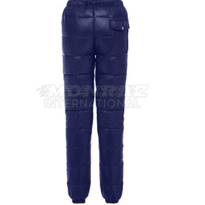 Outdoor Unisex Insulated Puffer Trousers Thick Warm Snow Pants Factory Supply Fashion Unisex Puffer Trousers - Product Image 5