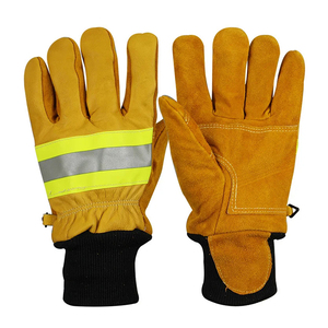 Gants de soudage haute visibilité, résistants à la chaleur, anti-coupure, antidérapants, conception entièrement personnalisée, cuir de haute qualité, test de projection de métal fondu, type A - Product Image 3