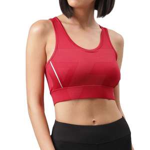Meilleure qualité femmes Fitness sport soutien-gorge séchage rapide respirant Spandex doublure confortable élégant taille XL lavé Technique - Product Image 1