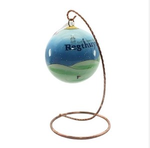 Hanging Ornament Glass 6cm 8cm 10cm <b>Christmas</b> Balls with Custom Personalized Logo Xmas <b>Decoration</b> <b>Supplies</b> - Product Image 1
