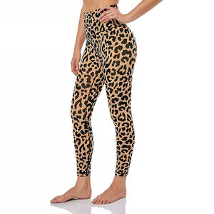 <b>Women's</b> High Waist Seamless Gym Sports Pants Breathable Yoga Fitness Wear for Workout Casual Style Sublimation <b>Leggings</b> - Product Image 5