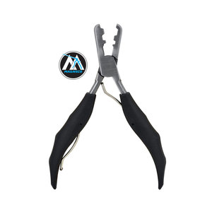 Outil professionnel de broyeur de liaison de fusion pour des extensions de cheveux de kératine pointe plate pince d'extension de cheveux pré-collée outil de boucle de cheveux - Product Image 1