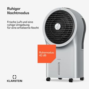 Air <b>Cooler</b> <b>Fan</b> Water 320 m3/h 6L Tank Portable Tower Air <b>Cooler</b> for Home Rooms up to 30 m2 60W 42 dB Silver - Product Image 6