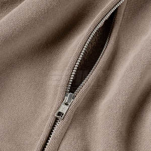 Vente en gros de service OEM Sweats à capuche zippés au meilleur design Sweats à capuche zippés légers de couleur personnalisée - Product Image 4