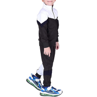 Chándal para niños hecho a medida con servicio OEM, ropa deportiva a la venta, chándal liso ajustado para niños en diferentes colores