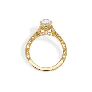 Bague Wren Old Mine avec diamant de laboratoire taille coussin - Product Image 2