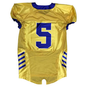 Vêtements de sport taille manches courtes uniforme de Football américain haute qualité personnalisé dernier Design en plein air accepter les Designs personnalisés - Product Image 4