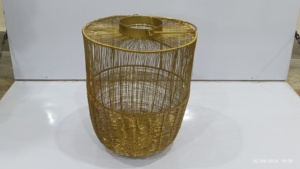 Conical Gold Shape Wax Light <b>Lantern</b> Tealight <b>Candle</b> Holders <b>Large</b> for Christmas Home Decoration Living Room and Table Decor - Product Image 4