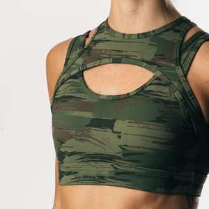 Sujetador Deportivo Sin Costuras para Gimnasio con Logotipo Personalizado para Mujer, Alto Rendimiento, Yoga, Tirantes Ajustables, Diseño Simple - Product Image 4