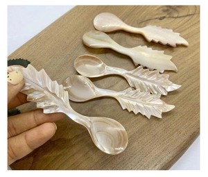 ช้อนแม่ของไข่มุกที่สวยงามสำหรับตกแต่งรับประทานอาหารอุปกรณ์ตกแต่งโต๊ะที่สร้างสรรค์และเครื่องใช้ที่มีคุณภาพสูง - Product Image 1