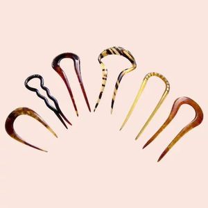 Elegantes accesorios Vintage para el cabello de cuerno de búfalo y pasadores elegantes para el cabello con características ecológicas inspiradas en el amor - Product Image 5