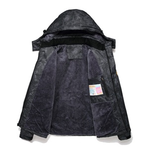 Chaquetas Impermeables de Invierno para Hombre 2023, Cuello Alto, Ecológicas, Personalizables, Transpirables, para Exteriores, con Capucha - Product Image 3