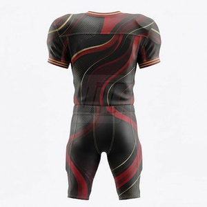Tenue de football américain, maillot et pantalon de performance conçus avec une sublimation moderne pour les équipes professionnelles - Product Image 2