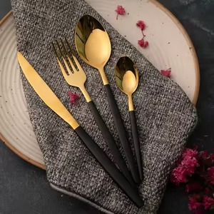 Juego de Cubiertos, Juego de Tenedores y Cucharas de Acero Inoxidable con Acabado Espejo, Juegos de Cubiertos para Restaurante, Decoración de Comedor - Product Image 6