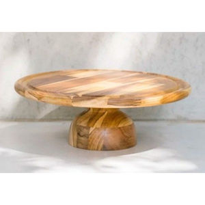 Luxueux support à gâteau en bois de qualité de luxe haute qualité Design moderne durable à la main hôtel fournitures Table Cupcake doux - Product Image 1