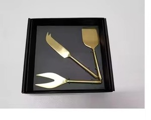 Ustensiles de service plaqués argent avec poignée plaquée or ensemble de couverts pour utilisation de mariage nouveau dernier article d'utilisation de cuisine de couverts en métal - Product Image 3