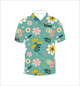 เสื้อโปโลพิมพ์ลายดอกไม้เขตร้อนสำหรับผู้ชาย แขนสั้น สวมใส่สบาย เหมาะสำหรับฤดูร้อน เล่นกอล์ฟ น้ำหนักเบา มีปก แฟชั่น - Product Image 3