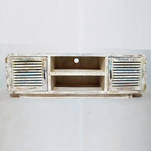 Aparador Extensible de Madera Maciza de 2 Puertas, Moderno y de Lujo, Mueble para el Hogar con Gran Capacidad de Almacenamiento, Hecho en India - Product Image 1