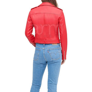 Wholesale Breathable Outdoor Use Winter <b>Jacket</b> Top Selling Cheap Price <b>Lightweight</b> <b>Women</b> Leather <b>Jacket</b> - Product Image 2