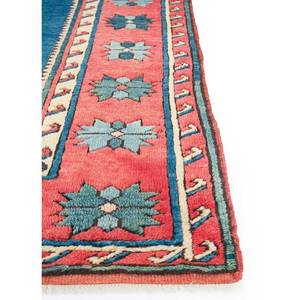 Tapis en laine noués à la main Nuray, géométriques, 9x12, rectangulaires abstraits pour la maison, pour le salon ou la chambre - Pae-1225 en rouge et orange - Product Image 4