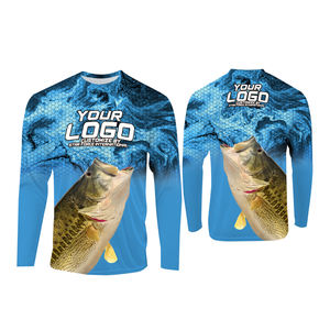 Performance hommes UPF 50 + Protection solaire UV Rash Guard chemises mèche à manches longues vêtements séchage rapide mince natation pêche T-Shirts - Product Image 6