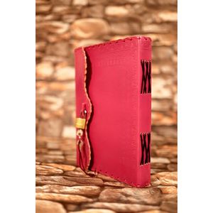 Diario personalizado de cuero Cuaderno grabado Planificador de cuero Cuaderno de cuero genuino vintage hecho a mano - Product Image 4