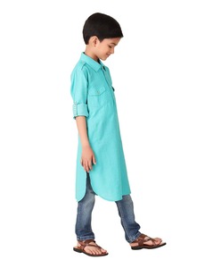 Ensemble ethnique Fusion élégant pour garçons pour mariages et célébrations spéciales - Product Image 4