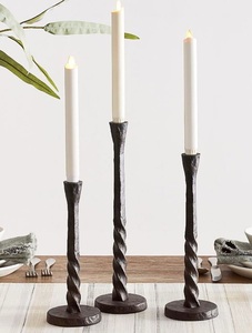 Plaque métallique bougeoir décoratif fer pilier théière plaque bougeoir pour cire chandeliers pour thé lumière titulaire - Product Image 4