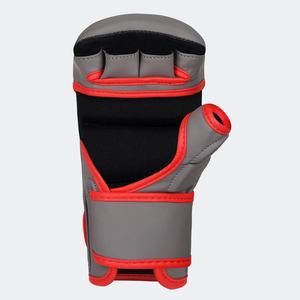 Guantes de Boxeo Profesionales de Cuero Genuino Personalizados al por Mayor, de Medio Dedo, con Correa de Muñeca Ajustable, Ligeros, Antideslizantes y que Absorben la Humedad - Product Image 3
