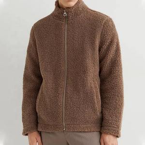 Vestes en polaire chaude, manteaux en fausse fourrure, manteaux Teddy surdimensionnés d'hiver, vêtements d'extérieur à fermeture éclair, veste pour homme - Product Image 5