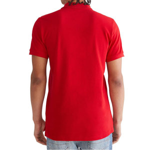 Polos pour hommes Chemises polo en coton uni personnalisé coupe ajustée Vêtements d'équipe en polyester pour hommes Polos pour hommes à la mode - Product Image 4