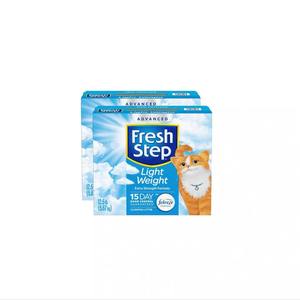 Fresh Step Advanced Extreme Cat Litter Febreze Freshness Extra Strength Clumping 25 Lbs 2-Pack Flushable Pet Limpieza Baño - Product Image 1