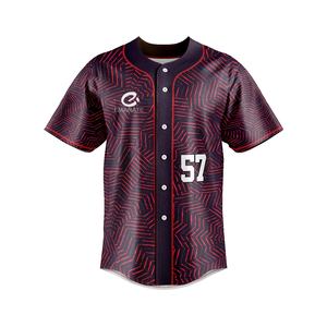 Venta al por mayor de Jersey de béisbol para hombre personalizado sublimación color logotipo diseño patrón uniforme de béisbol - Product Image 1