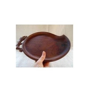 ถาดไม้และจานจานจานจานไม้ธรรมชาติจานใส่ชาสุดสร้างสรรค์ทำจากไม้จริงสำหรับจานซูชิ - Product Image 2