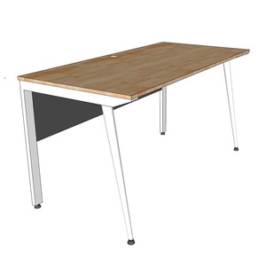 Escritorio Ejecutivo de Lujo Contemporáneo BGD68069 de Madera Natural con Patas de Hierro Ensambladas, Muebles de Oficina, Escritorio para Gerentes, Material MDF - Product Image 5