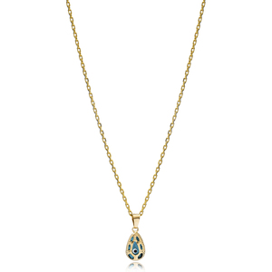 Collier avec pendentif en forme de larme EvilEye, vente en gros, bijoux turcs faits à la main en argent sterling 925 - Product Image 1