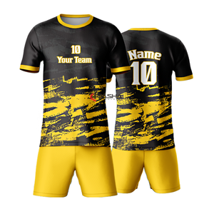 High Quality Team Soccer Uniforms Football <b>Shirts</b> Two Piece Men's Custom Sublimation Soccer Jersey for Adults - Product Image 6