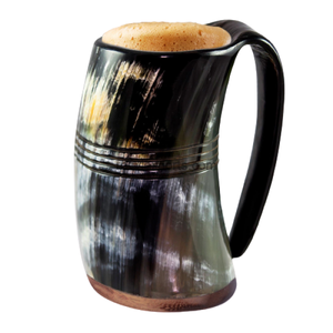 Viking Eco-Friendly Handmade Modern Buffalo Horn Beer Drinking Mug Polished Mugs for Decor Factory Price - Product Image 6